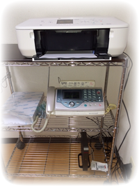 認知神経リハビリテーション結ノ歩訪問看護ステーションのプリンター、FAX